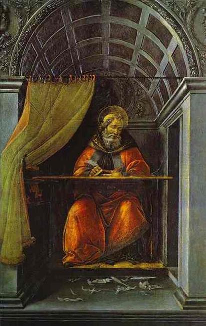 Sandro Botticelli St. Augustine in Cell oil painting picture